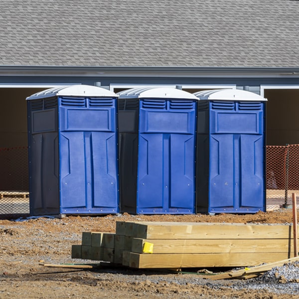 how often are the portable toilets cleaned and serviced during a rental period in Parcoal West Virginia